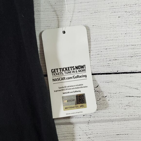 Nascar Shirt Womens Size XL Top Racing Motorsports Black Short Sleeve - Picture 5 of 7